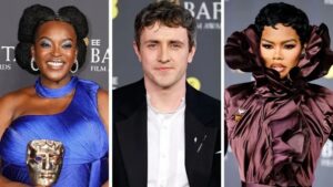 Karpet merah Baftas: Wunmi Mosaku, Paul Mescal dan Teyana Taylor di antara bintang-bintang di penghargaan film
