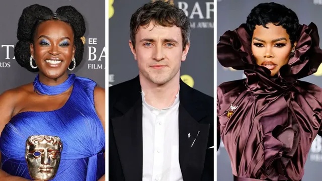 Karpet merah Baftas: Wunmi Mosaku, Paul Mescal dan Teyana Taylor di antara bintang-bintang di penghargaan film